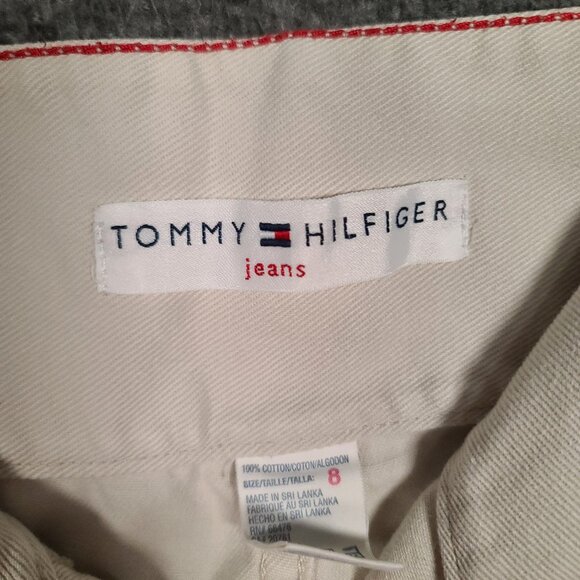 Tommy Hilfiger Women's Straight Legged Jeans Size 8 Cream in Color - Picture 8 of 14